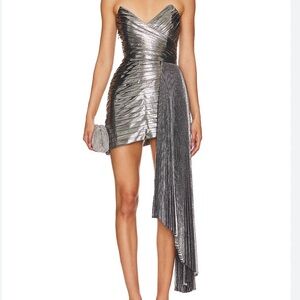 Retrofete Silver Kenzie Dress XS
